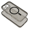 Futerał CLEAR MAG COVER z ochroną aparatu kompatybilny z MagSafe do IPHONE 16 Plus black glitter