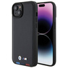 BMW BMHCP15M22PTDK iPhone 15 Plus 6.7&quot; black/black Leather Stamp Tricolor