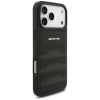 AMG Leather Debossed Lines Logo Case for iPhone 17 Pro Max - Black