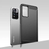 Carbon Case flexible Schutzhülle Xiaomi Redmi Note 11 Pro+ 5G (China) / 11 Pro 5G (China) / Mi11i HyperCharge / Poco X4 NFC schwarz
