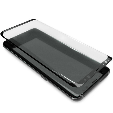MS Diamond Glass Edge 3D Oppo Reno12 5G czarny/black szkło hartowane