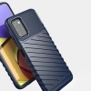 Thunder Case Flexible Tough Rugged Cover TPU Case for Samsung Galaxy A03s black