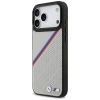 BMW M Tricolor Metal Logo MagSafe Case for iPhone 17 Pro Max - Gray