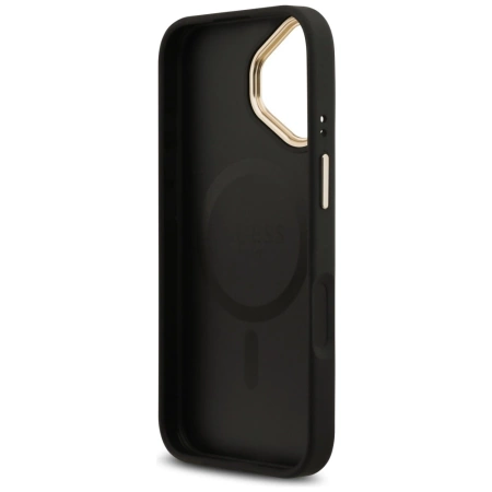 Guess 4G Strass Logo MagSafe case for iPhone 17 - black