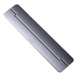 Baseus samoprzylepna aluminiowa podstawka pod laptopa MacBook składana szara(SUZC-0G)