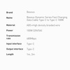 Baseus Dynamic Series Fast Charging Data Cable Type-C to Type-C 100W 1m Slate Gray