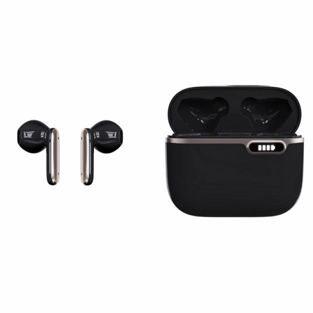 Słuchawki bezprzewodowe / bluetooth Stereo TWS ART AP-TW-B4B + stacja dokująca ze złączem typ C czarne