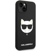 Oryginalne Etui IPHONE 14 PLUS Karl Lagerfeld Hardcase Silicone Choupette Head Magsafe czarne