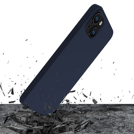 Apple iPhone 15 - 3mk Silicone Case Dark Navy