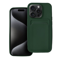 Futerał CARD CASE do IPHONE 15 PRO zielony