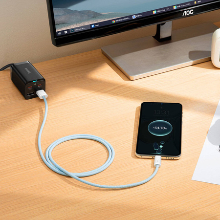 Baseus Dynamic Series USB-Kabel - USB Typ C 100W 1m blau (CALD000603)
