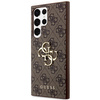 Oryginalne Etui GUESS Hardcase GUHCS24L4GMGBR do Samsung S24 Ultra (Leather 4G Metal Logo / brązowy)