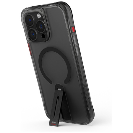 Etui Skinarma Helix do iPhone 16 Pro      Magnetic Charging 360 Rotating Stand czarny