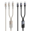 Kabel 2w1 USB C do USB C / USB C Hoco 5A 100W 1,2 m U139 złoty