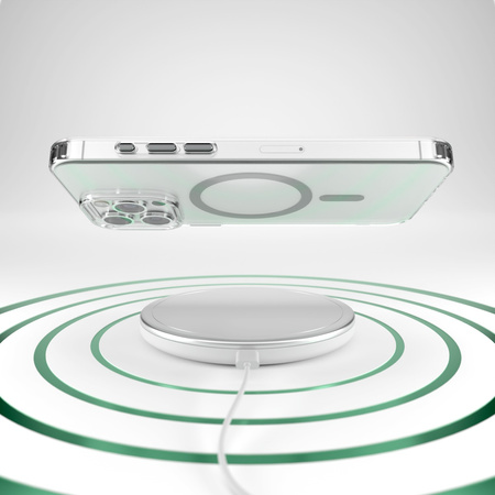 Nakładka Etteri Color Mag do iPhone 15 Pro Max 6,7" szara