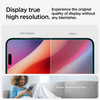 GEHÄRTETES GLAS Spigen GLAS.TR „EZ FIT“ 2ER-PACK IPHONE 15 KLAR