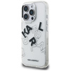 Karl Lagerfeld IML Sketched Graphic - Etui iPhone 16 Pro (przezroczysty)