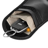 Etui antykradzieżowe na klucze samochodowe blokujące fale radiowe Faraday Box klatka Faradaya 14 cm z 10 cm czarny