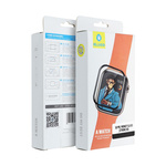 Szkło Hartowane 5D Mr. Monkey Glass - do Apple Watch SE / SE 2 44MM czarny (Strong HD)