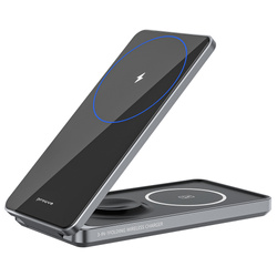 Proove ładowarka bezprzewodowa Metal Edge 3 w 1 szara