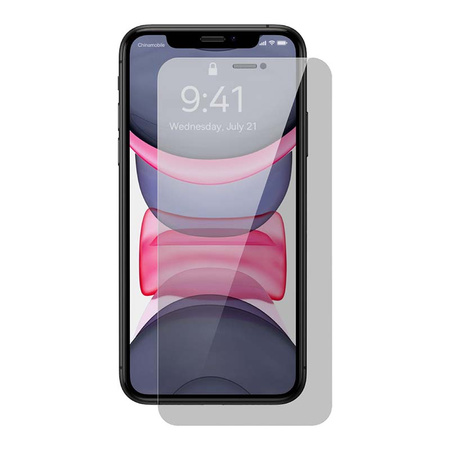 Szkło hartowane z filtrem prywatyzującym 0.3mm Baseus do iPhone X / XS / 11 Pro (2szt.)