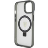 Ferrari FEHMP15SUSCAK iPhone 15 6,1&quot; schwarz/schwarz Hardcase Ring Stand 2023 Collection MagSafe