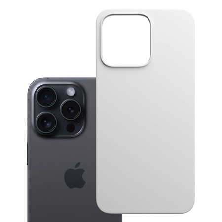 Apple iPhone 16 Pro - 3mk Hardy MagSilicone White