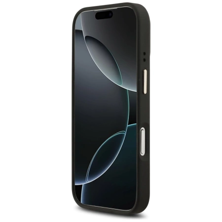 Etui Guess 4G PU Classic Logo MagSafe na iPhone 17 Pro - czarne