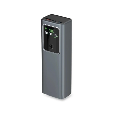 Powerbank SBS 20000mAh PD 100W z wyświetlaczem LCD - szary