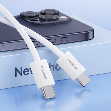 Baseus Superior Series II USB-C – USB-C 30 W 480 Mbit/s 2 m Kabel – Weiß