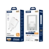 JELLICO wall charger EU57 PD 20W 1xUSB-C + 1xUSB QC3.0 White