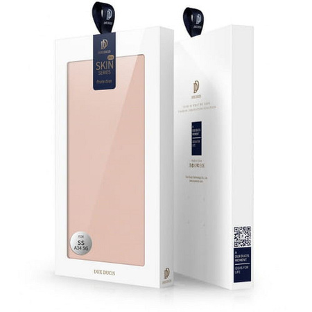 Etui Dux Ducis Skin Pro do Samsung A35 5G z klapką - różowe