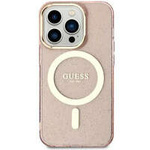 Guess GUHMN61HCMCGP iPhone 11 / Xr 6.1" pink/pink hardcase Glitter Gold MagSafe