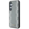 Etui DKNY Leather Checkered Pattern MagSafe do Samsung Galaxy S25 taupe