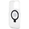 Karl Lagerfeld KLHMP15LHMRSKHH iPhone 15 Pro 6,1" weiß/weiß Hardcase Ring Stand Karl Head MagSafe