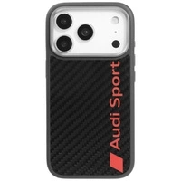 Audi R8 Carbon Fiber MagSafe Case für iPhone 17 Pro - Schwarz