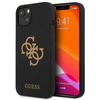 Guess nakładka do iPhone 13 Mini 5,4" GUHCP13SLS4GGBK czarny hard case Silicone 4G Logo