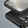Carbon Case Flexibles Silikon für Xiaomi Poco X7 - Schwarz