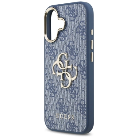 Guess 4G Big 4G Classic Logo Case for iPhone 17 - Blue and Gold