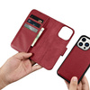 iCarer Wallet Case 2in1 iPhone 14 Pro Max Leder Flip Cover Anti-RFID rot (WMI14220728-RD)
