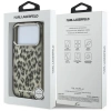 Karl Lagerfeld IML Leopard Pattern MagSafe Case for iPhone 17 Pro - Brown