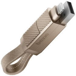 Kabel Bazic GoCharge Alucable 4w1        (USB-A/USB-C - USB-C/Lightning) 15cm 60W 3A PD Fast Charge złoty