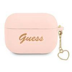 Guess GUAPLSCHSP AirPods Pro Cover Pink / Pink Silicone Charm Collection