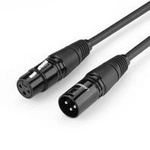 Ugreen przedłużacz kabel audio przewód mikrofonowy do mikrofonu XLR (żeński) - XLR (męski) 2 m (AV130)