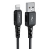 Acefast kabel MFI USB - Lightning 1,8m, 2,4A czarny (C4-02 A Black)