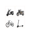 Joyroom JR-ZS431 Handyhalterung für Fahrrad, Motorrad, Roller - schwarz
