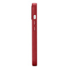 iCarer Case Leather genuine leather case for iPhone 14 Plus rot () (MagSafe compatible)
