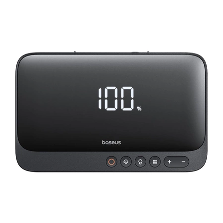 Starthilfe Baseus Super Energy BS-CH013 4in1 600A mit Taschenlampe / 6000mAh Powerbank / Kompressor - Schwarz
