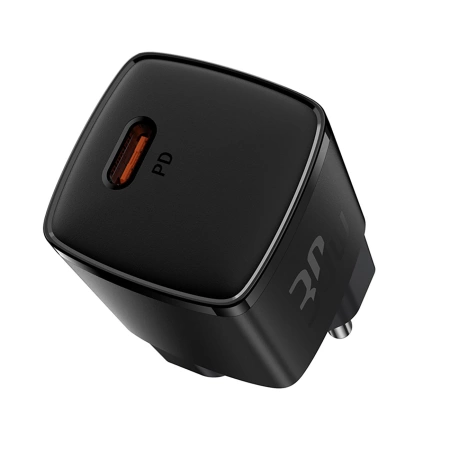 Baseus Cube Pro 30W USB-C Wandladegerät – Schwarz