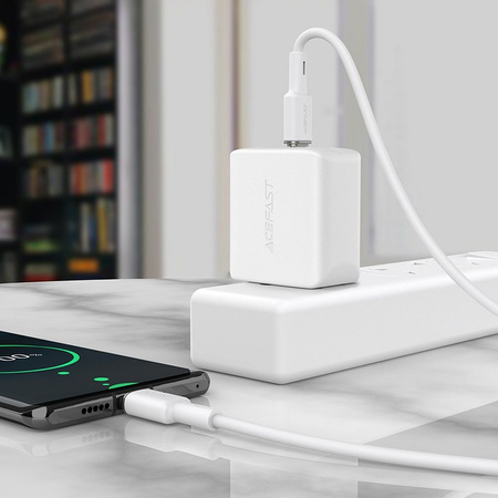 Acefast kabel USB Typ C - USB Typ C 1,2m, 60W (20V/3A) biały (C2-03 white)